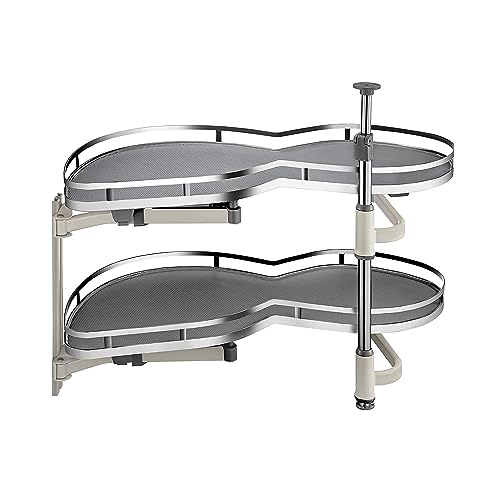 Meuble d'angle double couche pour organiser vos casseroles en cuisine
