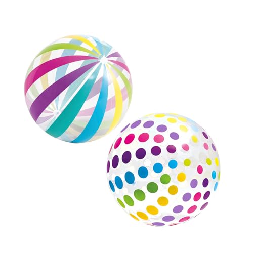 JNGTKL Beach Ball 2 Pcs Beach Balls Inflatable Inflatable Ball Suitable For Beach Play Enhance The Sense Of Interaction Promote Friendship Increase The Fun Of Beach Activities
