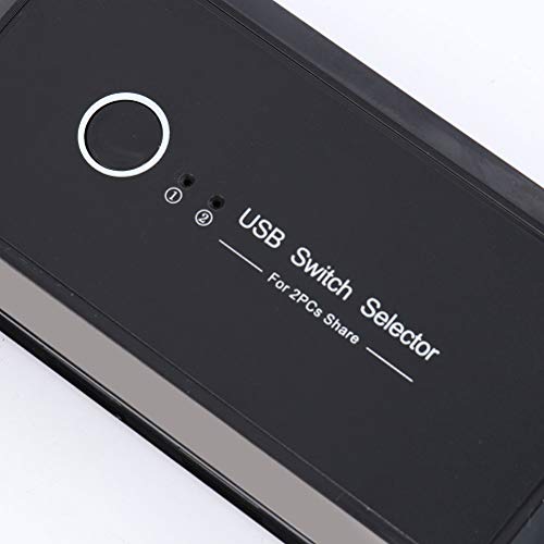 Mobestech Seletor de chave USB 2.0 para impressora, teclado, mouse, caixa comutadora USB 2.0