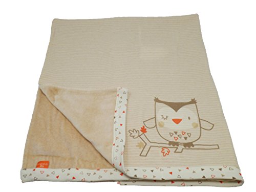 Natures Purest Woodlands ami Hibou en velours Couverture  75 x 100 cm