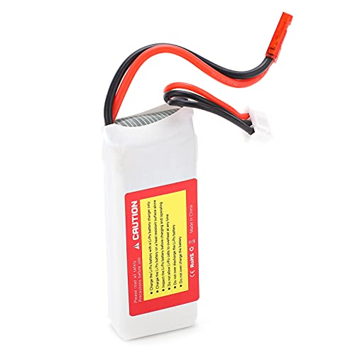 Lipo-Akku, 7,4 V 900 MAh 50 C Li?Polymer Lipo-Akku, Wiederaufladbar, JST-Stecker, Akku Aircraft Model Parts f¨¹r RC-Autos, Boote, Hubschrauber Model Toy