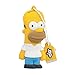 Produktbild Tribe Simpsons Homer USB Stick 8GB Speicherstick 2.0 High Speed Pendrive Memory Stick Flash Drive, Lustige Geschenke 3D Figur, USB Gadget aus Hart-PVC mit Schlüsselanhänger  Gelb