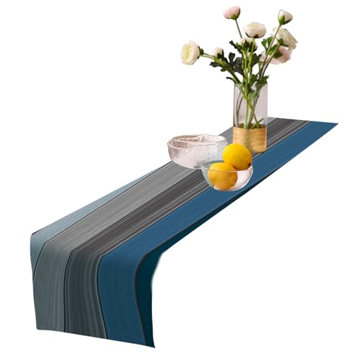 Runner Tavola Moderno, Runner Per Il Tavolo Centro Tavola Runner Da Tavolo In Canapa Di Bamboo Retrò Pranzo Decorazioni Copertura Per Sala Da Pranzo Feste Festività Decorazione, 40 X 140 Cm