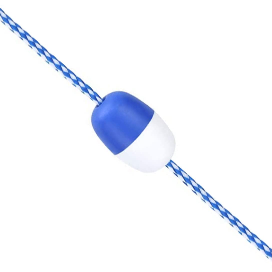 Corde de séparation de sécurité pour Piscine, 6m, Crochets Ligne Voie à Boule Flottante, Accessoire pour Voies navigables