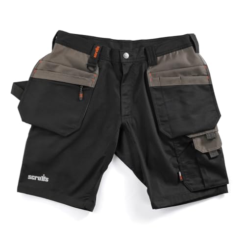 Scruffs Worker Plus Holster Shorts Black 34 (T56205)