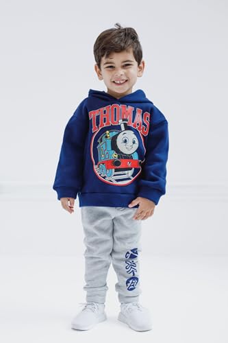 Thomas & Friends Moletom com capuz Tank Engine para bebês e crianças pequenas, Azul marinho, 5 Anos