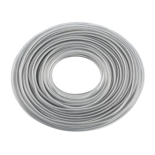 Holibanna 45M Practical Wire Mower Rope Durable Trimmer Line for Lawn Care for Grass Branches Shrubs Easy to Install Wear Resistant Trimmer Compatible