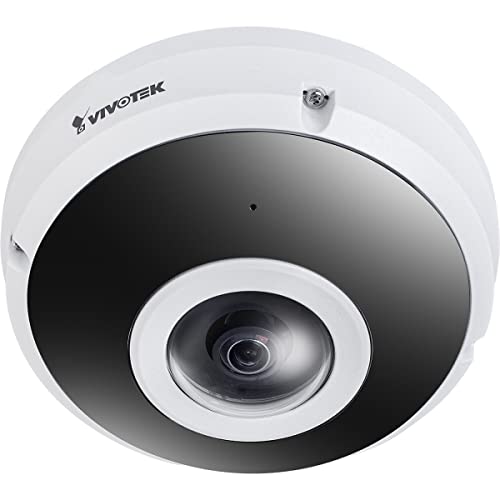 Vivotek Serie C FE9380 HV Fisheye   Cámara IP (5 MP, Exterior, 1,16 mm, 360°, IR, PoE)