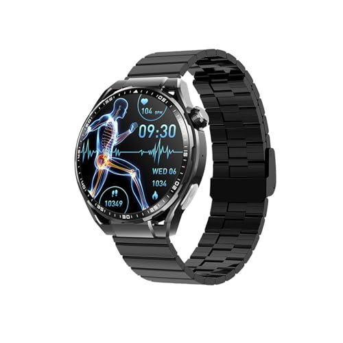 Genérico 2025 Reloj Mujer Inteligente - De 𝐆𝐥𝐮𝐜𝐨𝐬𝐚 En Sangre Monitor 1.55' Monitor De Sueño Podómetro Responder/Realizar Llamadas para Android Y iOS F2000521,Bamboo