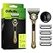 Produktbild Gillette Labs, Rasierer mit Reinigungs-Element Champion Gold Edition, 1 Handstück, 1, 1 Wandhalterung, 1 Reise-Etui