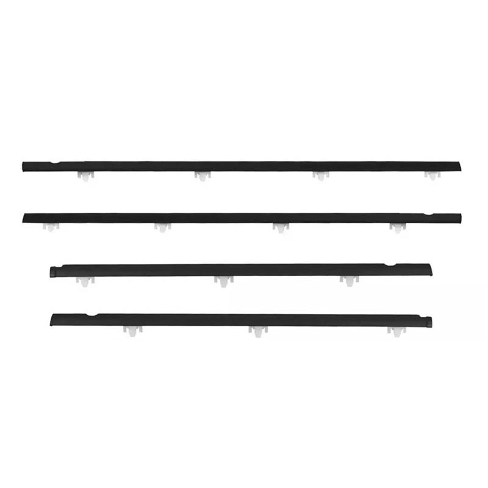 Yuqudgelky One Color 4 Door Window Windows Glass Weatherstrip Belt Trim For Nissan For Sentra B13 For Tsuru For Sunny Sedan 1990-1994