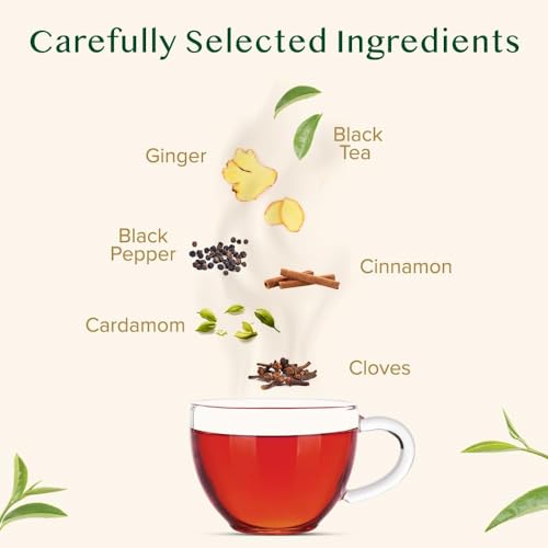 image for VAHDAM, Ginger Masala Chai Tea (50+ Cups,3.53oz) Authentic Indian Ging