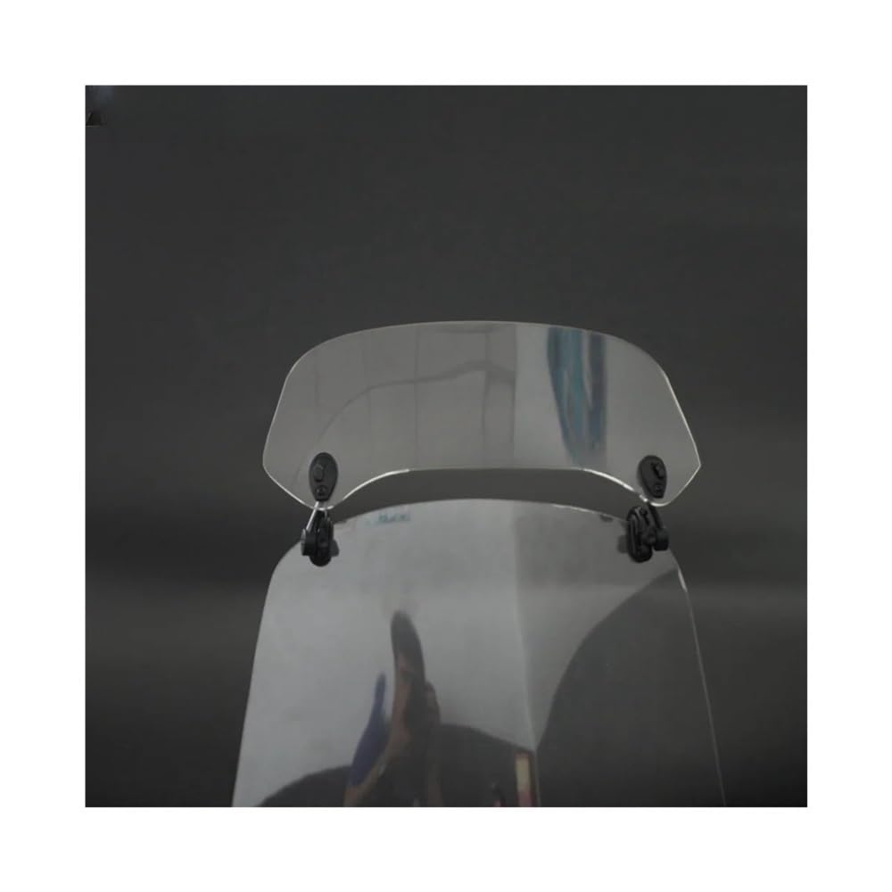 D'écran Déflecteurs Moto Extension De Pare-Brise Transparente pour Moto, Becquet De Pare-Brise Réglable, Déflecteur De Flux d'air, Ajouter sur Le Pare-Brise pour Pare-Brise pour