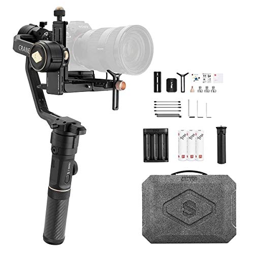 Zhiyun Crane 2S 3-Axis Handheld Gimbal Stabilizer for DSLR and Mirrorless Camera, Professional Video Equipment