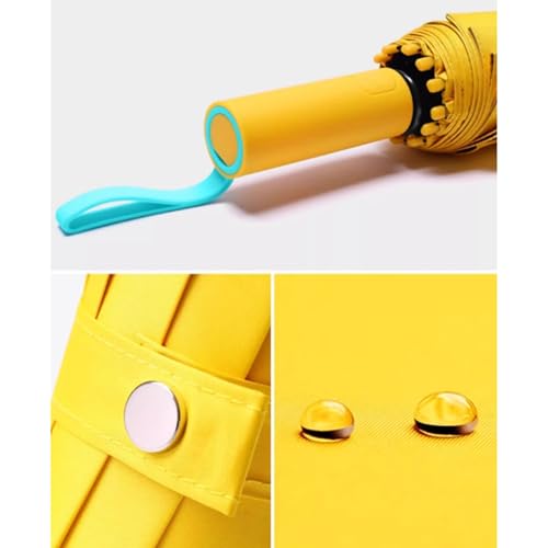 Parapluie de golf compact coupe-vent pliable de 41,3 pouces mixte - 6