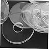 SOESFOUFU 50pcs Transparent Sealing Gasket Washers Anti-Loose Vinyl Screw Fastening Washers for Shower Handle Installation and Easy to Use Fits Screws for Home Supply #5