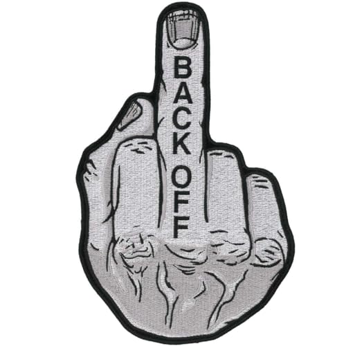 Hot Leathers Back Off Middle Finger 10