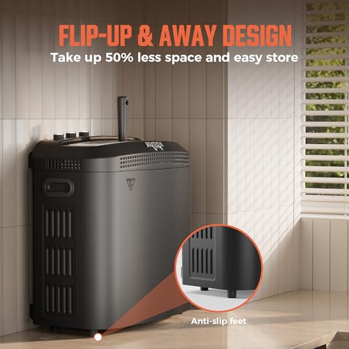 Image of BIG HORN OUTDOORS Pizza Oven Indoor, 14 inch Electric Countertop Pizza Oven with 6 Modes, Heats up to 800F Pizza Maker, Flip-Up Design Pizza Cooker for Home Kitchen, Restaurants, Parties