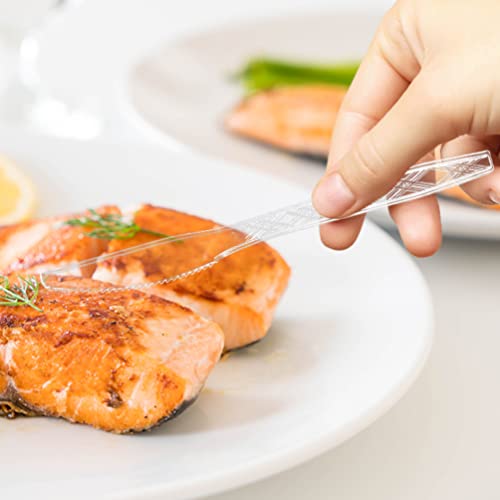 image for Party Bargains Clear Plastic Cutlery 720 pcs: 360 Forks, 240 Spoons, 1