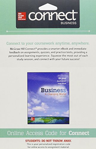 Business: A Changing World with Connect and Bus... 1259631869 Book Cover