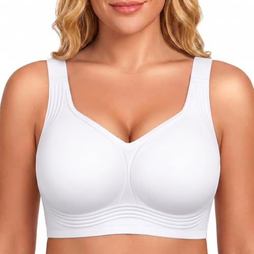 Image of Jelly Push Up Bra for Women Wireless Comfortable Seamless Full Coverage Bra | Supportive, No Underwire, Wide Strap, With Padded, Soft, Breathable, Back Fat Smoothing, Everyday Bra