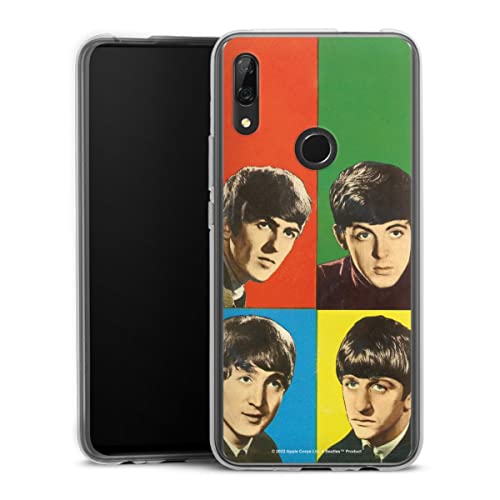 DeinDesign Coque en Silicone Compatible avec Huawei P Smart Z Etui Silicone Coque Souple Rock ‘n’ Roll Visages The Beatles - Les Beatles, Paul McCartney, John Lennon, RIngo Starr, George Harrison DeinDesign Coque en Silicone Compatible avec Huawei P Smart Z Etui Silicone Coque Souple Rock 'n' Roll Visages The Beatles