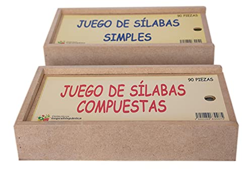 Manualidades, Toy DIDACTICOS IMPREHISPANICA Juego de Silabas Simples y compuestas