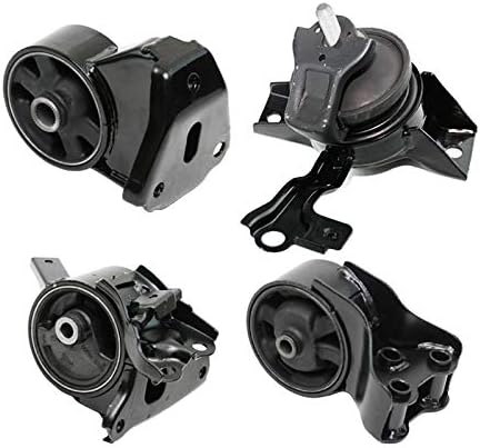 For 2003-2008 Hyundai Tiburon 2.7L w/AUTO Motor & Transmission Mount Set 4pcs : A7112, 9358, A7125, A7123 - K2114