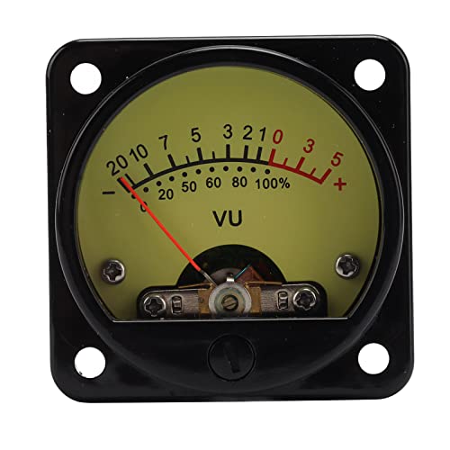 Nutriess VU Panel Meter Audio Level Amp Amplifier Driver Board AC DC 6 12V 55mA CQ 45H Professional VU Meter for Audio Monitoring and Amplification (CQ-45H)