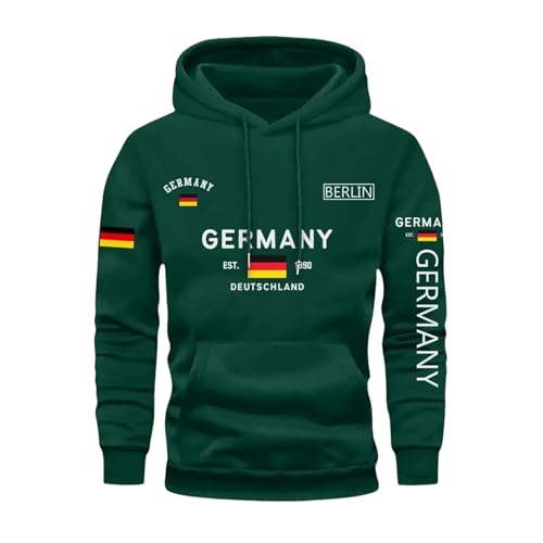 Sweat-shirt à capuche pour homme avec cordon de serrage WWricotta