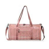 SOUTHJIELING Elegante borsa da palestra in PVC per gli appassionati di fitness, borsa a tracolla per sport e viaggi