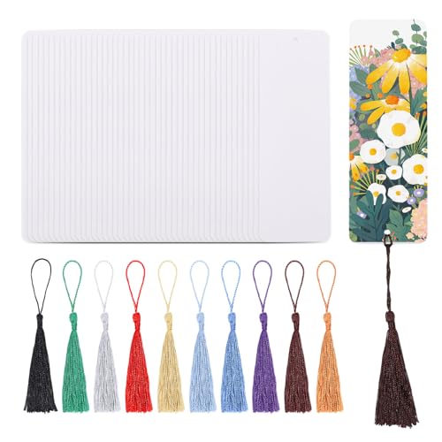 Marque-pages vierges en papier aquarelle kit de fabrication de marque-pages