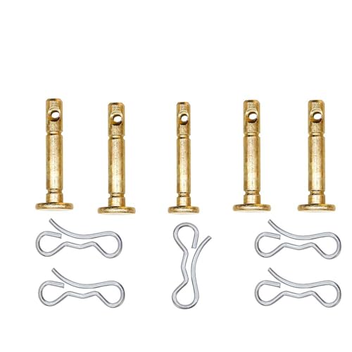 YOIASUGH 738-04155 Shear Pin Kit with Clips for MTD Craftsman Troy-Bilt Yard-Man 900 Series Two-Stage Snow Thrower 1/4