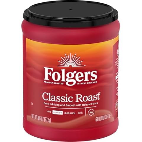 Folgers Classic Roast Medium Ground Coffee 272g Cover