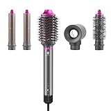 Hair Dryer Brush, 5 in 1 One Step Professional Hot Air Brush Set for Fast Drying, Curling Drying, Straightening Combing, Hair Styler [Ceramic Coating] [Negative Ion] [110000 RPM High Speed]