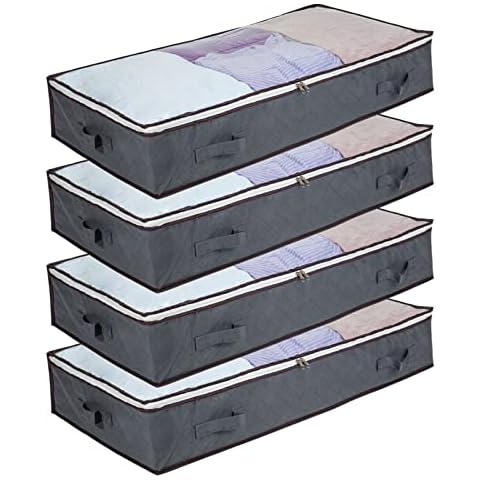 Hmlike 4 Stück 90L Premium Unterbettkommode Cover