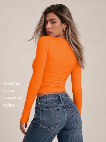 Image of Trendy Queen Womens Long Sleeve T Shirts Fall Fashion Basic Y2K Tops 2026