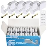 Nose Piercing Gun Kit - 72Pcs Self Nose Piercing Kit Unit Disposable Nose Piercing Gun Including 24Pcs Nose Piercing Gun with 24Pcs Built-in Nose Studs and 24Pcs Clean Tools for Nose Cartilage