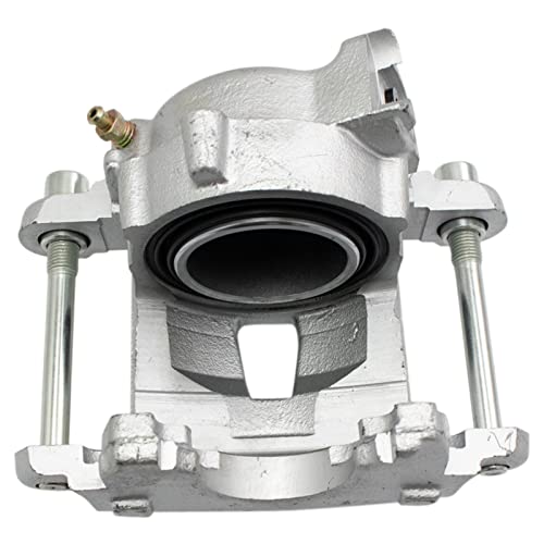 Image of TRQ Front and Rear Brake Caliper Set Zinc Coated Brackets Compatible with 1998-2003 Chevrolet S10 1998-2003 GMC Sonoma 1998-2000 Isuzu Hombre