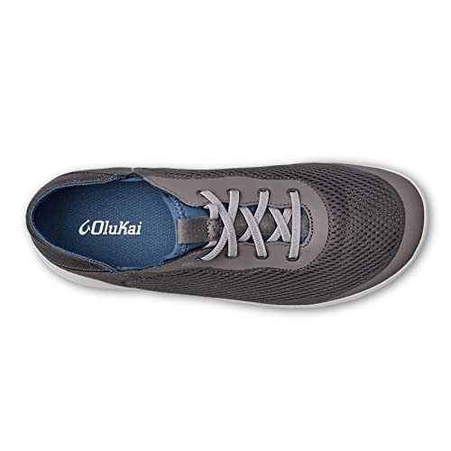 Image of OluKai Moku Pae Slip-On Men's Boat Shoes, Breathable Mesh Deck Shoes, Lightweight Water-Friendly Beach Sneakers for All-Day Comfort
