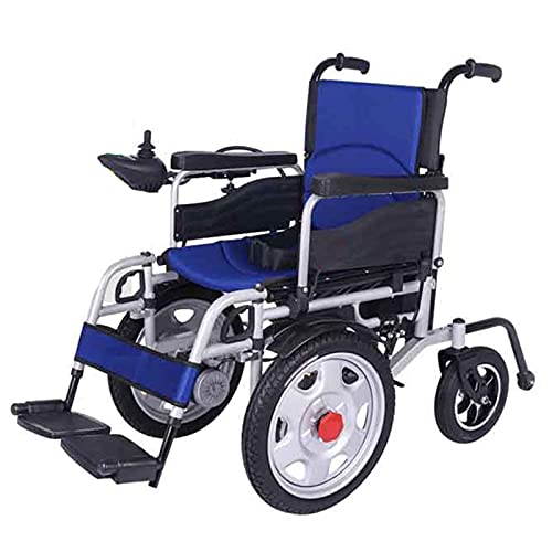 Caiyuankai Leichter faltbarer Elektrorollstuhl, Dual motorisierter manueller klappbarer Elektrorollstuhl mit Frontantrieb, Elektrorollstuhl mit kompakter Mobilitätshilfe Cover