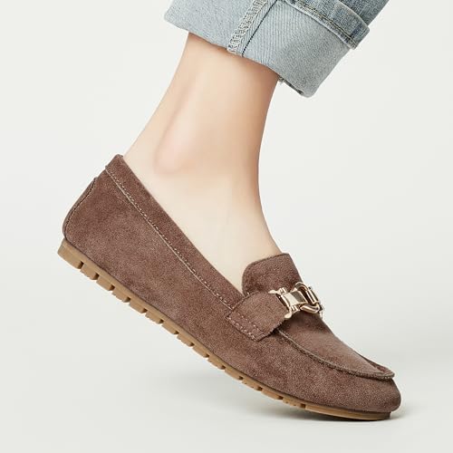 Image of VERDASCO Women's Loafers Comfort Slip-Ons Flat Work Shoes Casual Moccasins Penny Loafers Lady Dress Shoes