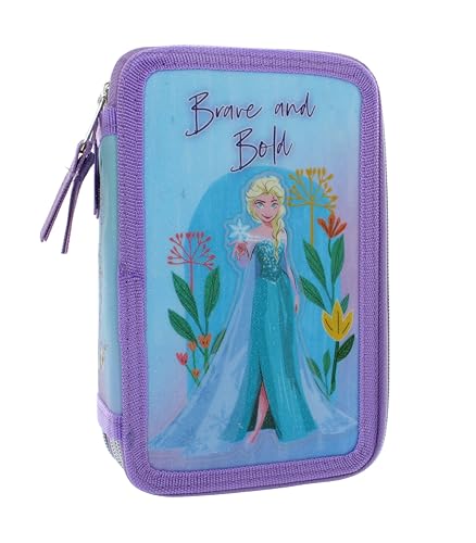 il megastore dei giocattoli e Giochiamo Estojo completo triplo 3 compartimentos 2024-2025 - estojo triplo compartimento com 3 fechos de correr, Congelados, Estojo com 3 fechos de correr com acessórios