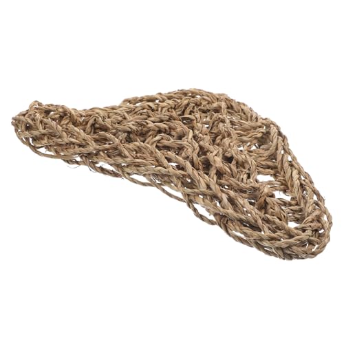 SUPVOX Reptile Hammock Bed Made of Breathable Straw for Lizards Snakes and Pets Easy to Clean and Quick Dry Hanging Nest Expands Habitat and Provides Comfortable Resting Space