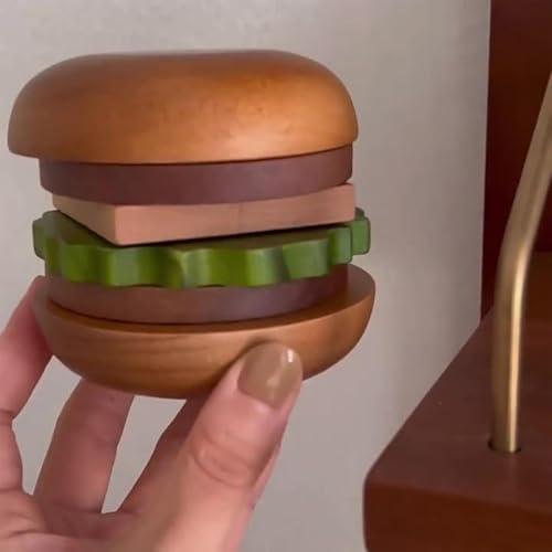 Dessous de verre absorbants en forme de hamburger pour une table sans taches - 8