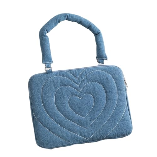 Sac ordinateur 13-14 pouces antichoc protège des rayures style brodé