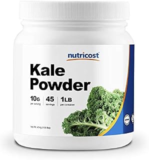 Nutricost Kale Powder 1LB - All Natural, Non-GMO, Gluten Free, Pure, Premium Kale