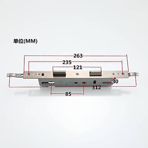 Zamek do drzwi ze stali nierdzewnej Akcesoria sprzętowe Korpus zamka 85X30 34 40 45 Korpus zamka do drzwi Osprzęt zamka,Wkładka zamka(85x30)