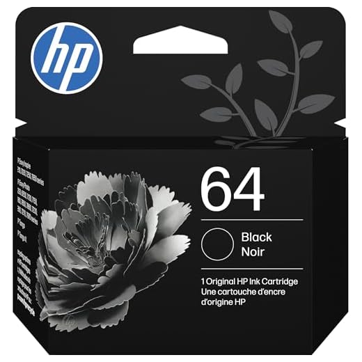 HP 64 Black Ink Cartridge | Works with Envy Inspire 7250e, 7950e, Envy Photo 6200, 7100, 7200, 7800, 7900, Tango Series | Eligible for Instant Ink | N9J90AN
