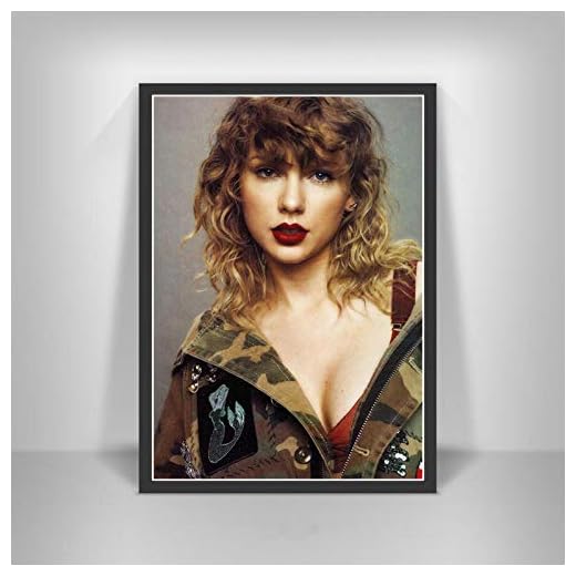 Taylor Alison Swift Album Reputation 2017 Skönhetsrum Sovrum Väggkonst Heminredning Bild Kanvasmålningsaffisch 50x70 cm (19.68x27.55 in) J-5904
